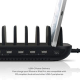Portable Fans: mbeat Gorilla Power 7-Port 60W USB + USB-C Charging Station