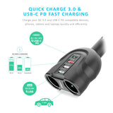 Phone Chargers: mbeat Gorilla Power 4 Ports USB-C & QC 3.0 Car Charger
