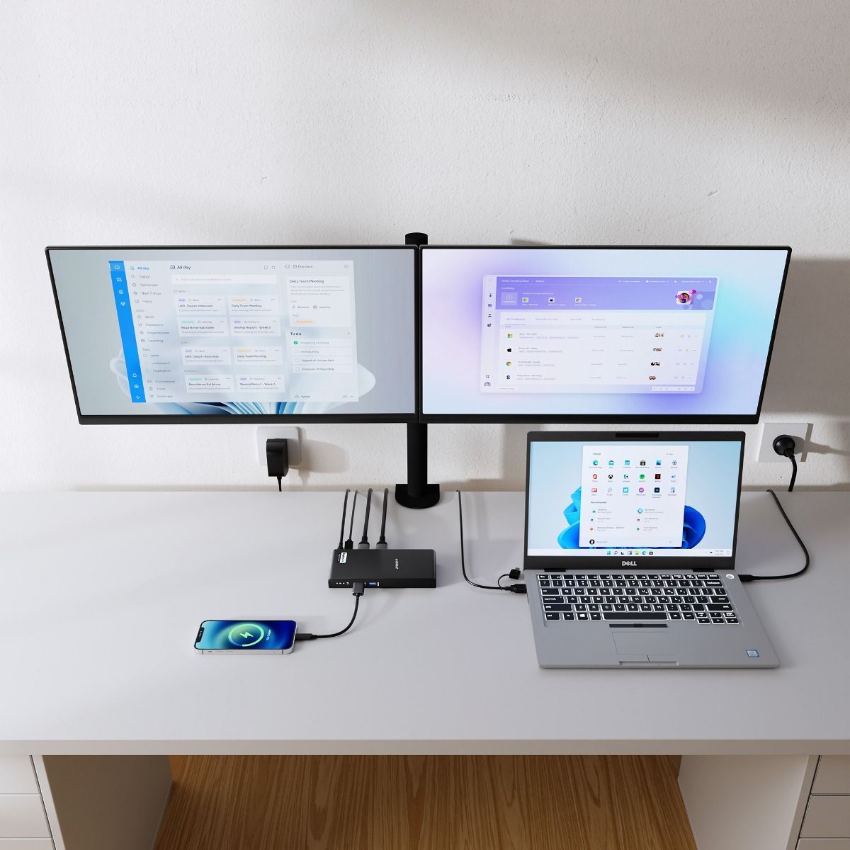 mbeat USB-C/A Dual HDMI DisplayLink Docking Station