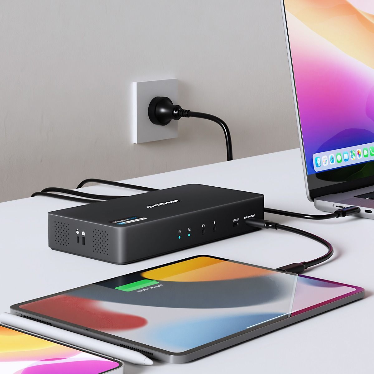 mbeat USB-C Triple 4K Display Docking Station  (DisplayLink + HDMI-ALT)