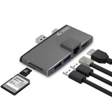 Laptop Stands: mbeat Edge Pro Multifunction USB- C Hub with LAN for Microsoft Surface Pro Gen 5/6