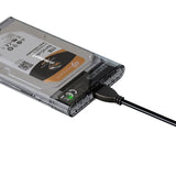 Hard Drives: mbeat A1 See-Through Tool Free USB 3.0 2.5" SATA HDD Enclosure - Black
