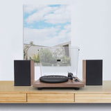 Audio Players & Recorders: mbeat Hi-Fi Turntable with Bookshelf Speakers and Bluetooth Streaming