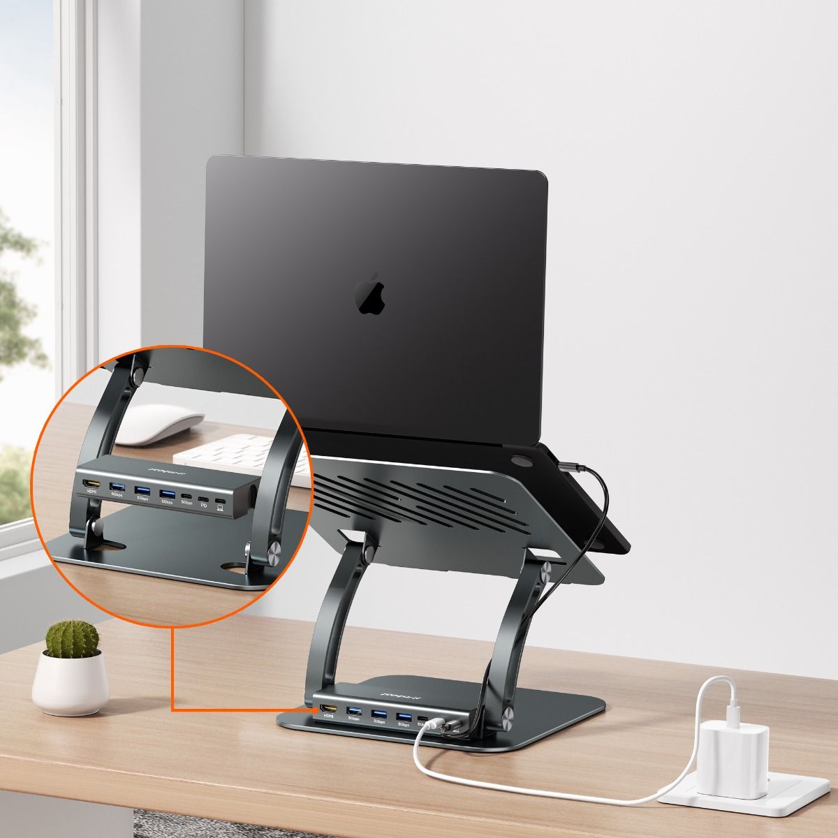 Laptop Stands: mbeat Stage P6 Laptop Stand with USB-C Dock