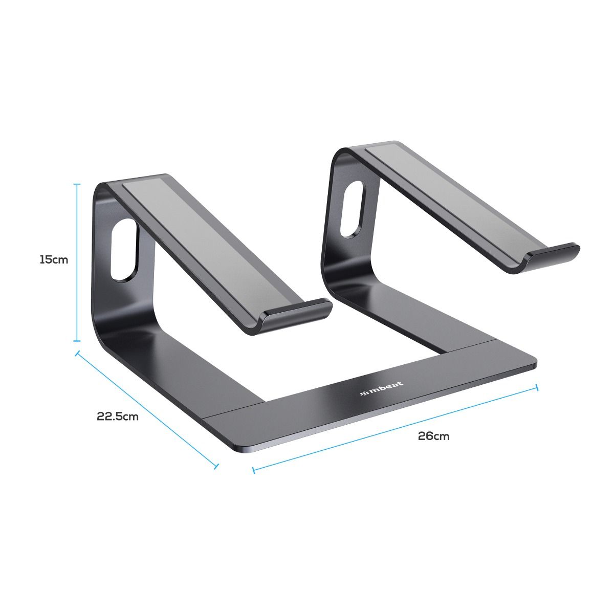 Camera Accessories: mbeat Stage S1 Space Grey Elevated Laptop Stand up to 16"" Laptop