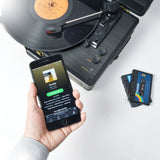 Audio Players & Recorders: mbeat Uptown Retro Turntable and Cassette Player with Bluetooth Speakers