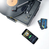 Audio Players & Recorders: mbeat Uptown Retro Turntable and Cassette Player with Bluetooth Speakers
