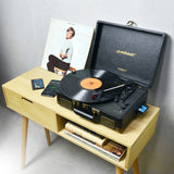 Audio Players & Recorders: mbeat Uptown Retro Turntable and Cassette Player with Bluetooth Speakers