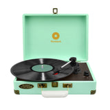 Audio Players & Recorders: mbeat Woodstock Tiffany Blue Retro Turntable