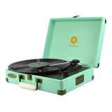 Audio Players & Recorders: mbeat Woodstock Tiffany Blue Retro Turntable