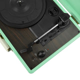 Audio Players & Recorders: mbeat Woodstock Tiffany Blue Retro Turntable