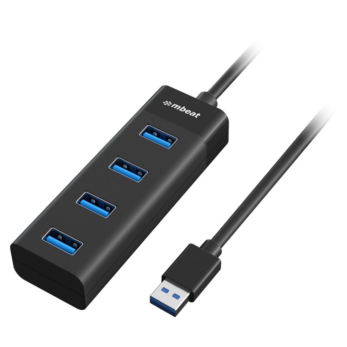 Keyboards & Accessories: mbeat 4-Port USB 3.0 Hub - Black