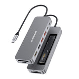Laptop Stands: mbeat Elite 9-in-1 USB-C Multiport Hub with Built-in M.2 NVMe SSD Enclosure