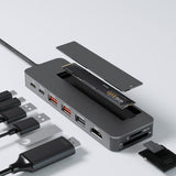 Laptop Stands: mbeat Elite 9-in-1 USB-C Multiport Hub with Built-in M.2 NVMe SSD Enclosure
