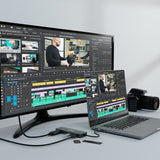 Laptop Stands: mbeat Elite 9-in-1 USB-C Multiport Hub with Built-in M.2 NVMe SSD Enclosure