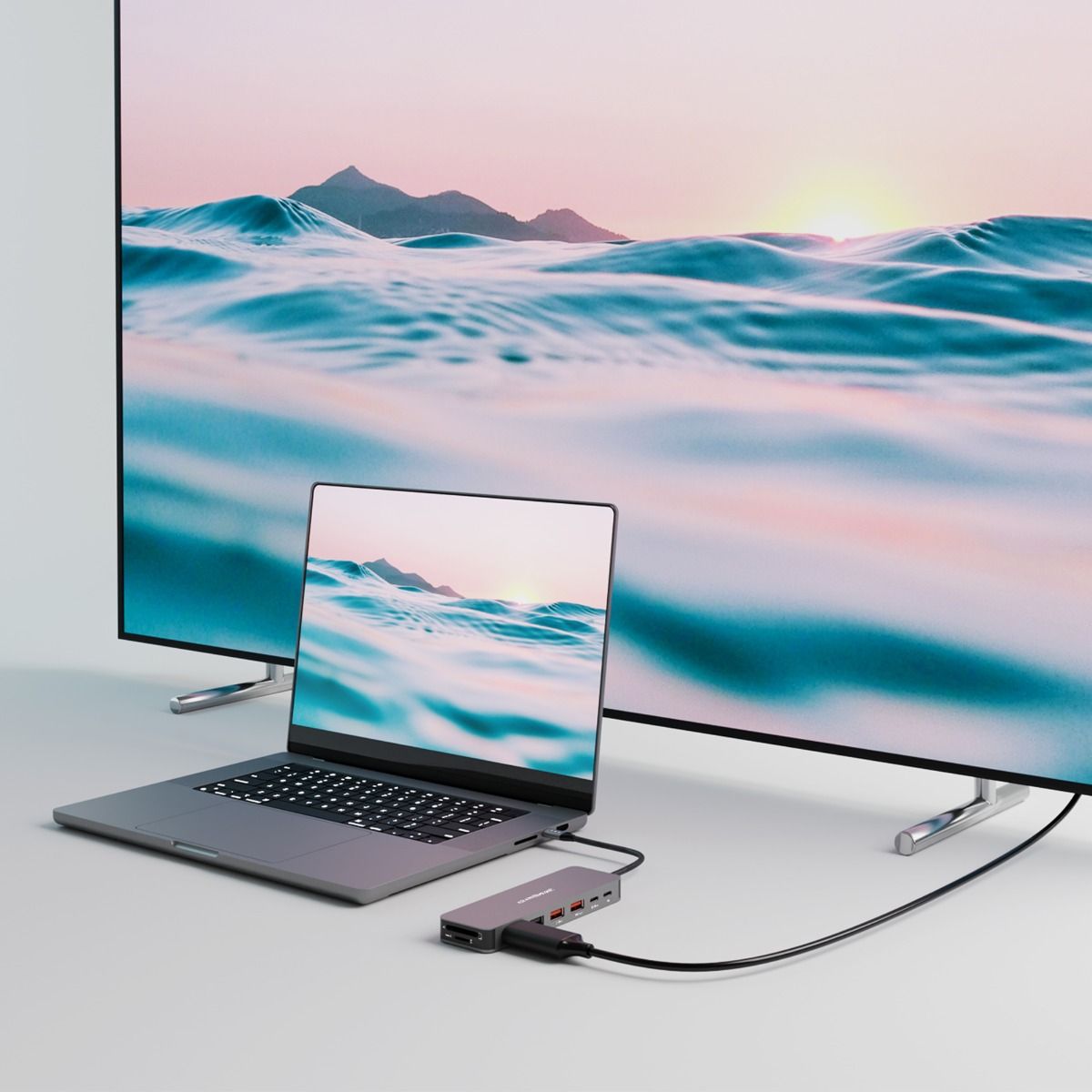 Laptop Stands: mbeat Elite 9-in-1 USB-C Multiport Hub with Built-in M.2 NVMe SSD Enclosure