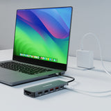 Laptop Stands: mbeat Elite 9-in-1 USB-C Multiport Hub with Built-in M.2 NVMe SSD Enclosure