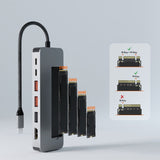 Laptop Stands: mbeat Elite 9-in-1 USB-C Multiport Hub with Built-in M.2 NVMe SSD Enclosure