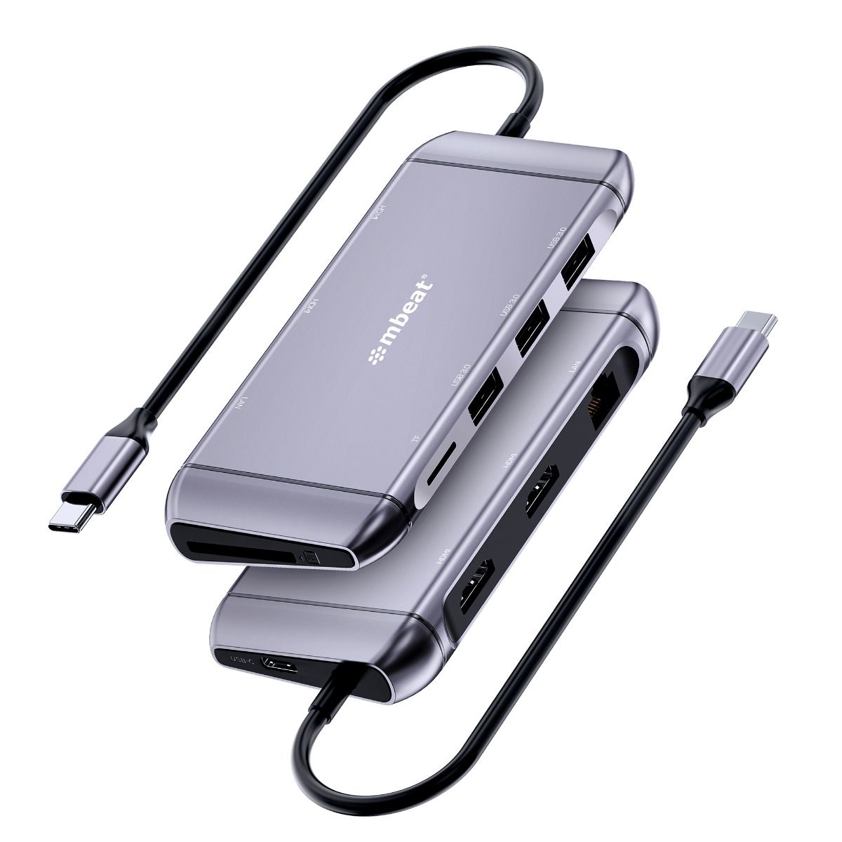 Computer Monitors & Accessories: mbeat Elite X11 Dual HDMI USB-C Multifunction Docking Station