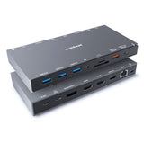 Computer Monitors & Accessories: mbeat 15-in-1 Triple Display USB-C Dock (2 x HDMI & 1 x Display Port)