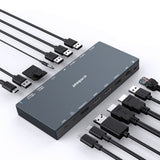 Computer Monitors & Accessories: mbeat 15-in-1 Triple Display USB-C Dock (2 x HDMI & 1 x Display Port)