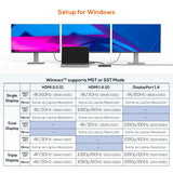 Computer Monitors & Accessories: mbeat 15-in-1 Triple Display USB-C Dock (2 x HDMI & 1 x Display Port)