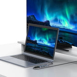 Keyboards & Accessories: mbeat 7-in-1 USB-C 3.2 Gen2 Hub with 8K Video, 10Gbps Data - Space Grey