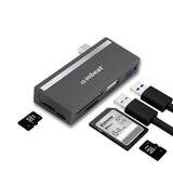 Memory Card Adapters: mbeat Essential 5-In-1 USB- C Hub ( USB hub 2.0, 3.0, SD/TF card reader )