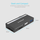 Memory Card Adapters: mbeat Essential 5-In-1 USB- C Hub ( USB hub 2.0, 3.0, SD/TF card reader )