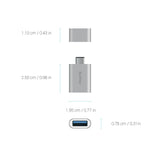 Laptop Stands: mbeat attache Aluminum USB 3.1/3.0 to USB Type C Adaptor