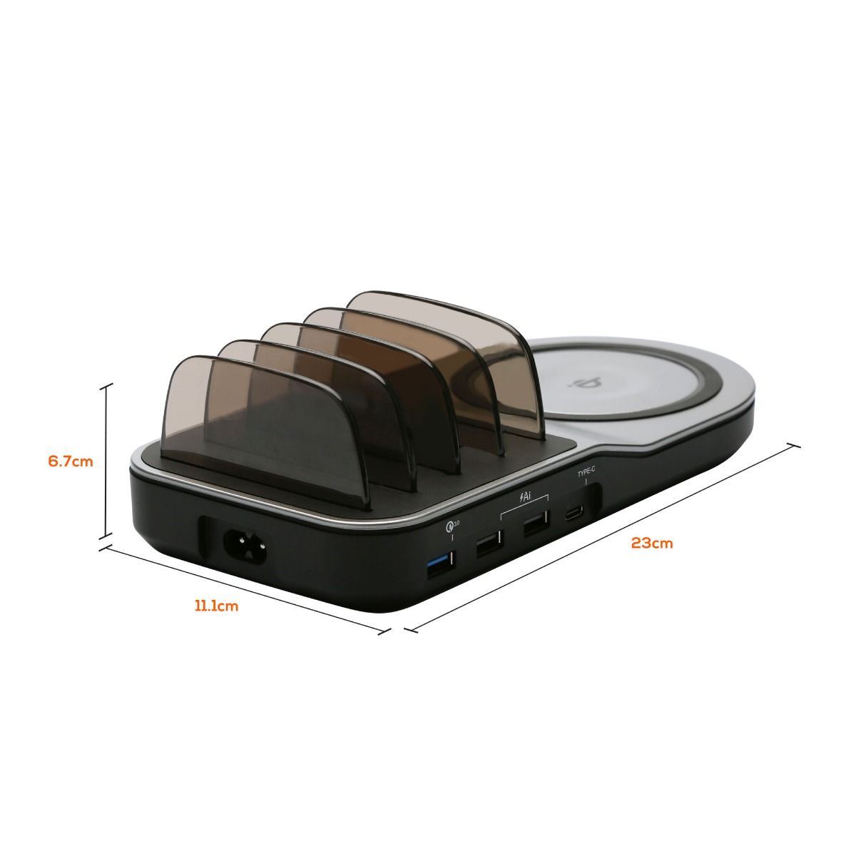 Phone Chargers: mbeat Gorilla Power 50W Qi Certified Multi-Device USB & Wireless Charging Dock