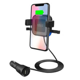 Portable Fans: mbeat Gorilla Power 10W Wireless Car Charger With 2.4A USB Charging, Air Vent Clip & Windshield Stand