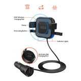 Portable Fans: mbeat Gorilla Power 10W Wireless Car Charger With 2.4A USB Charging, Air Vent Clip & Windshield Stand
