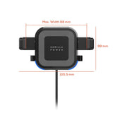 Portable Fans: mbeat Gorilla Power 10W Wireless Car Charger With 2.4A USB Charging, Air Vent Clip & Windshield Stand