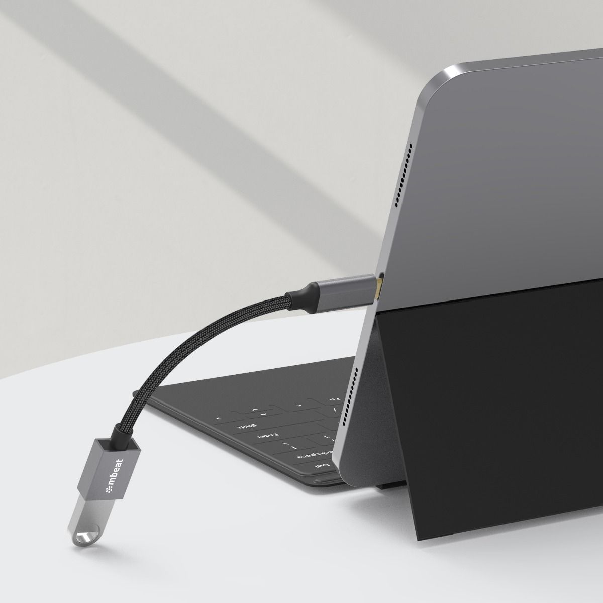 Computer Cables & Adapters: mbeat Tough Link USB-C to USB 3.0 Adapter with Cable - Space Grey