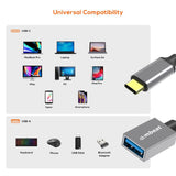 Computer Cables & Adapters: mbeat Tough Link USB-C to USB 3.0 Adapter with Cable - Space Grey