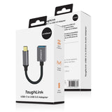 Computer Cables & Adapters: mbeat Tough Link USB-C to USB 3.0 Adapter with Cable - Space Grey