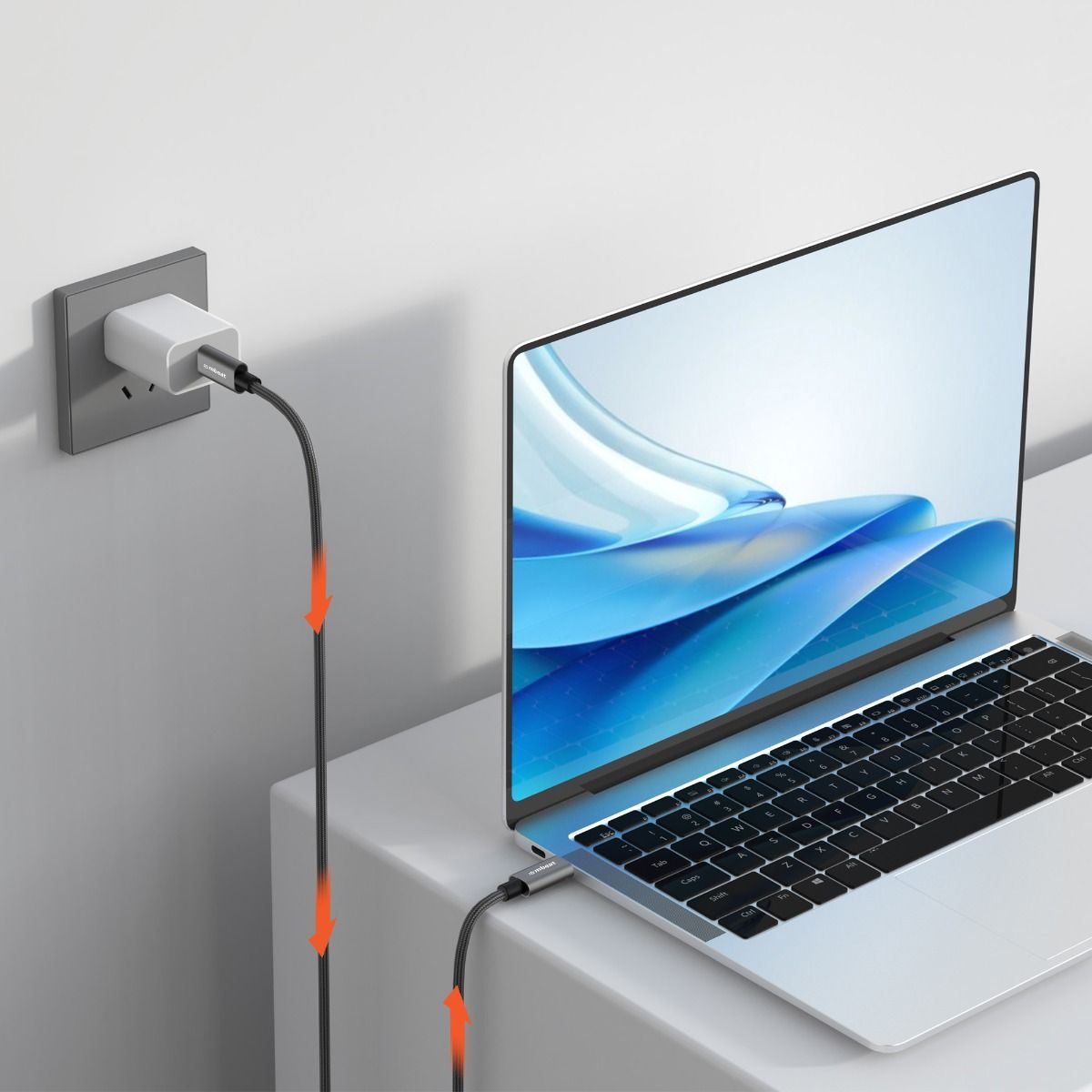 Computer Cables & Adapters: mbeat Tough Link 1.8m USB 3.2 Gen2 USB-C Cable - Space Grey
