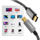 Computer Cables & Adapters: mbeat Tough Link 1.8m USB 3.2 Gen2 USB-C Cable - Space Grey