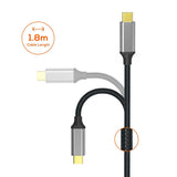 Computer Cables & Adapters: mbeat Tough Link 1.8m 4K USB-C to Display Port Cable - Space Grey