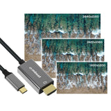 TVs & Accessories: mbeat Tough Link 1.8m 4K USB-C to HDMI Cable - Space Grey