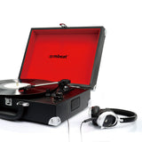 Audio Players & Recorders: mbeat Retro Briefcase-styled USB Turntable