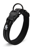 Dog Apparel: Heavy Duty Reflective Collar Black L