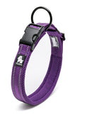 Women's Tops & T-shirts: Heavy Duty Reflective Collar Purple M