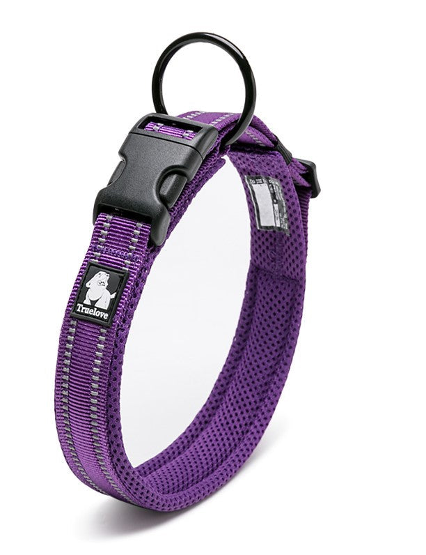 Dog Apparel: Heavy Duty Reflective Collar Purple XL