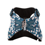 Automotive Repair & Speciality Tools: Floral Doggy Harness Saxony Blue XS