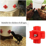 Farm Equipment: Cheeky Chooka Horizontal Poultry Water Nipple 5Pk