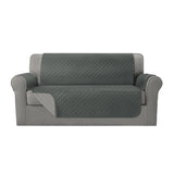 Sofa Cover Couch Cover 3 Seater Reversable Grey