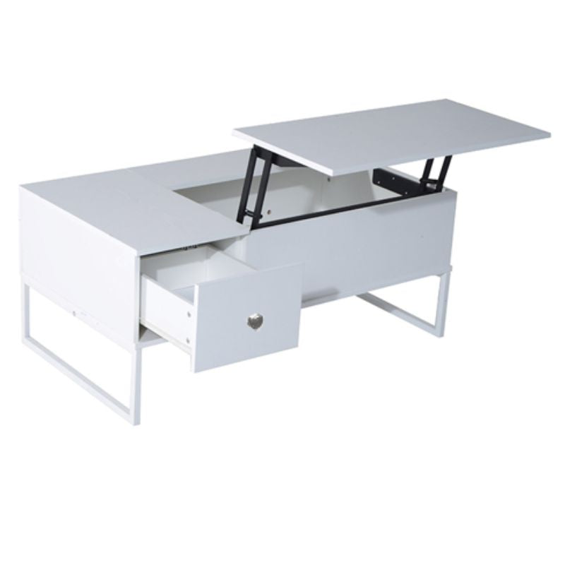Coffee Tables: Lift Up White Coffee Table With Storage