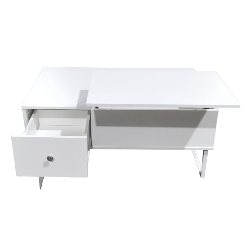 Coffee Tables: Lift Up White Coffee Table With Storage